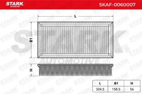 STARK RECAMBIOS SKAF0060007 - FILTRO DE AIRE