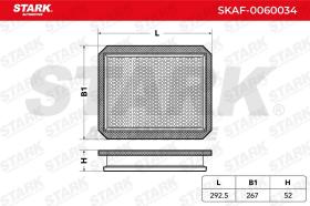 STARK RECAMBIOS SKAF0060034 - FILTRO DE AIRE