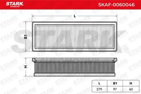 STARK RECAMBIOS SKAF0060046 - AIR FILTER