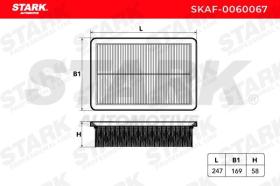 STARK RECAMBIOS SKAF0060067 - AIR FILTER