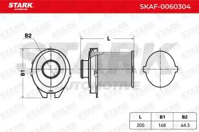 STARK RECAMBIOS SKAF0060304 - AIR FILTER