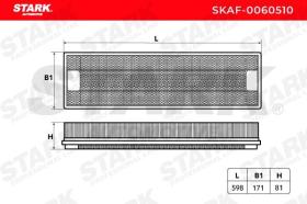 STARK RECAMBIOS SKAF0060510 - AIR FILTER