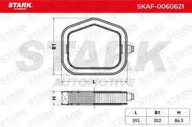 STARK RECAMBIOS SKAF0060621 - AIR FILTER