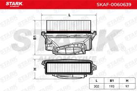 STARK RECAMBIOS SKAF0060639 - AIR FILTER