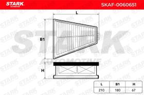 STARK RECAMBIOS SKAF0060651 - AIR FILTER