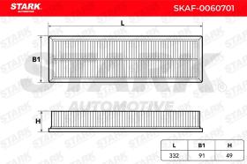 STARK RECAMBIOS SKAF0060701 - AIR FILTER