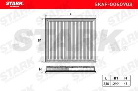 STARK RECAMBIOS SKAF0060703 - AIR FILTER