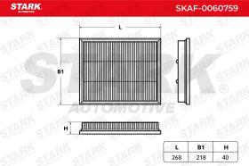 STARK RECAMBIOS SKAF0060759 - AIR FILTER