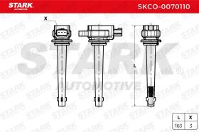 STARK RECAMBIOS SKCO0070110 - BOBINA DE ENCENDIDO